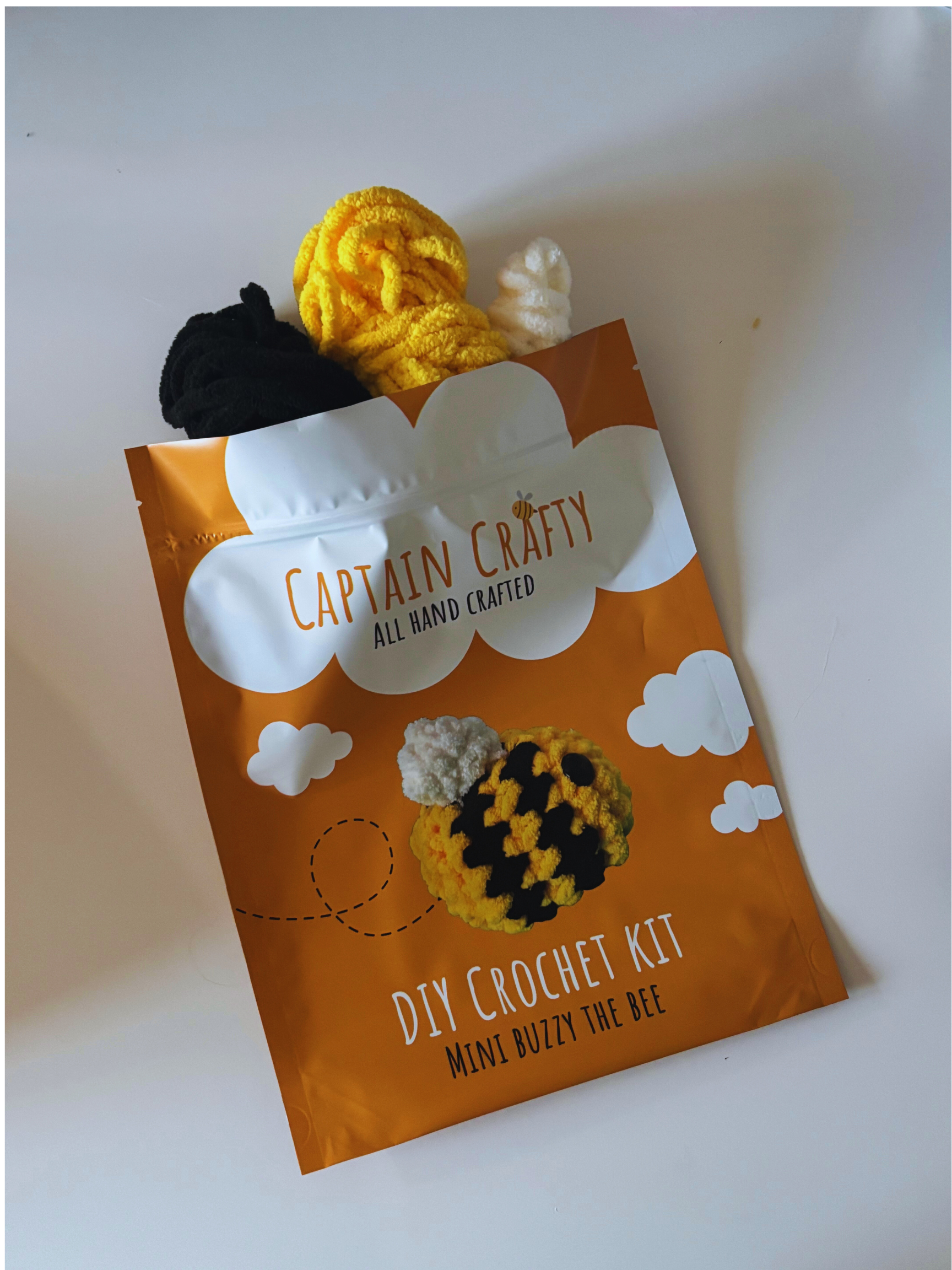 Buzzy the Bee, Crochet Kit