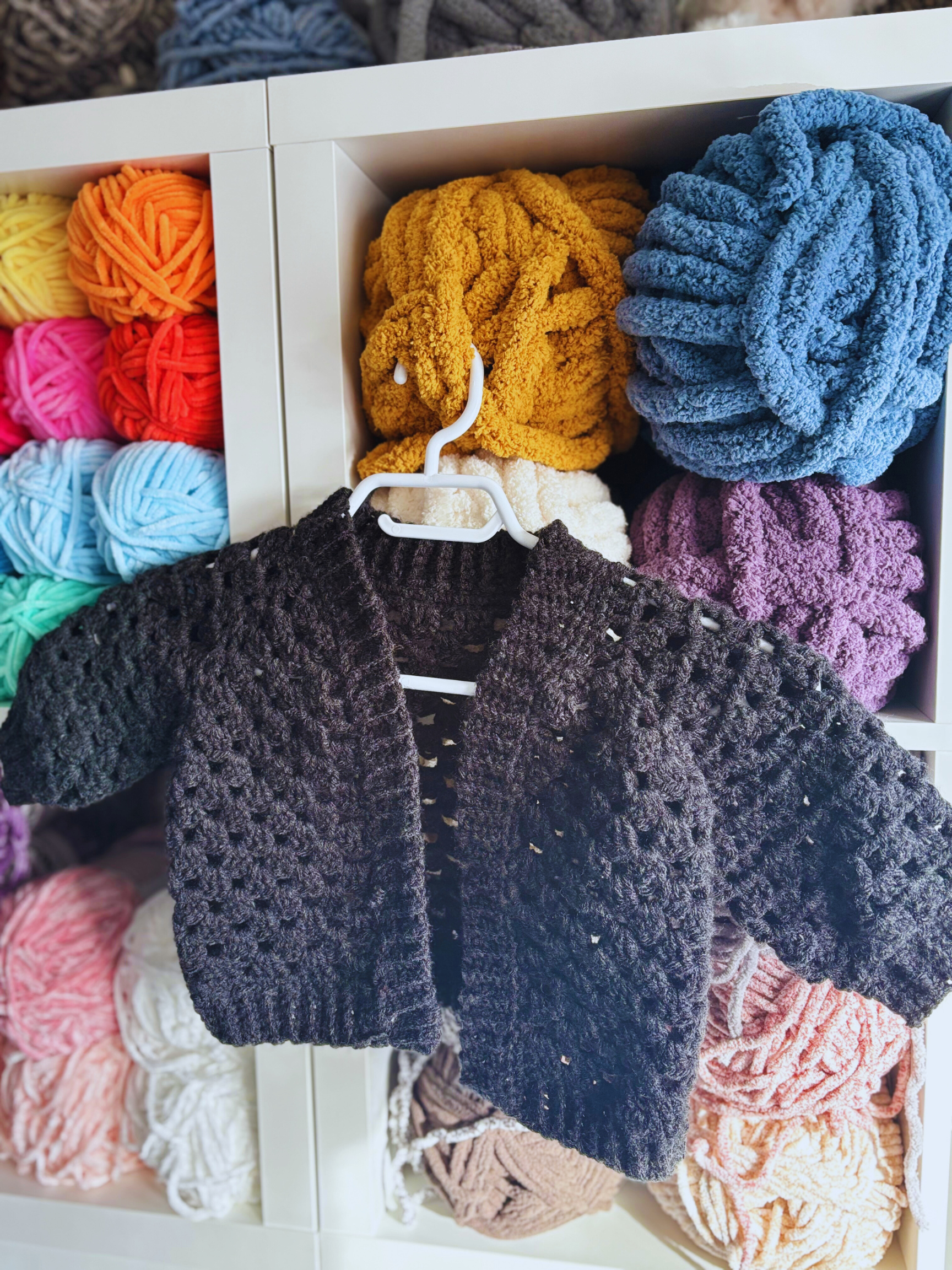 Black Baby Cardigan