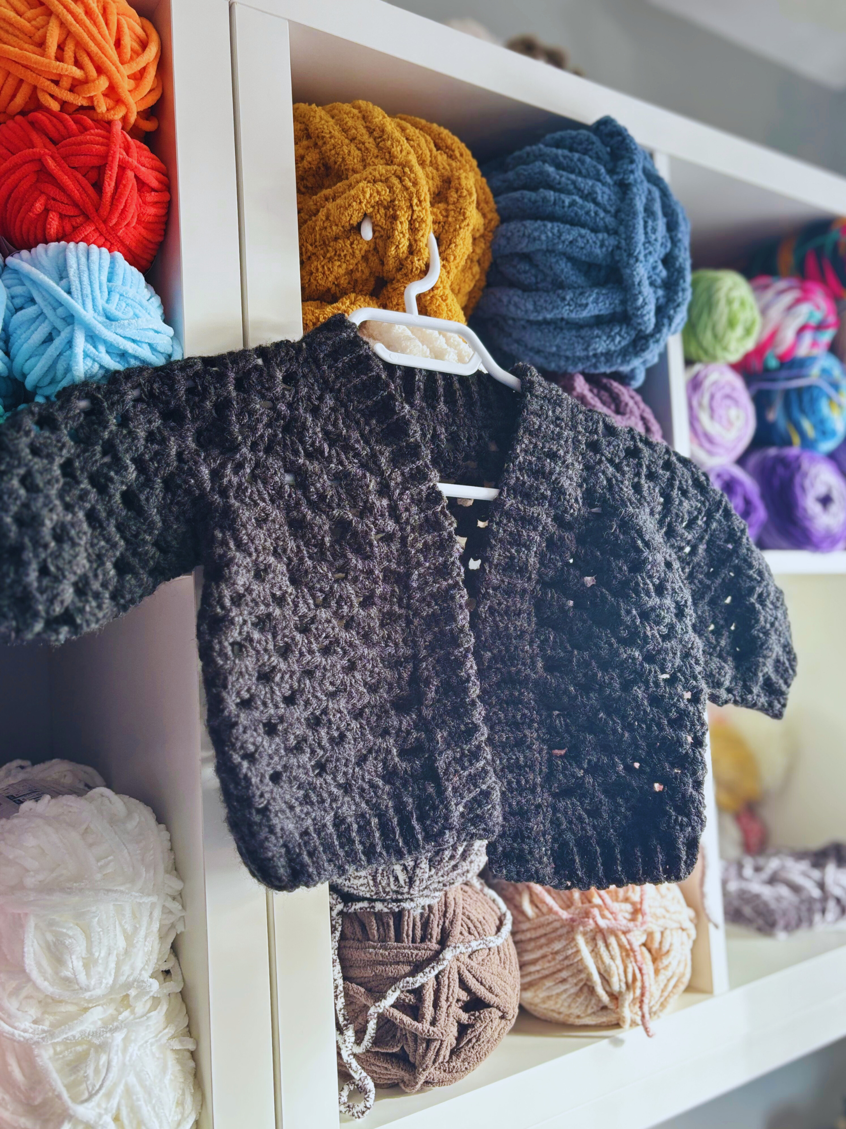 Black Baby Cardigan