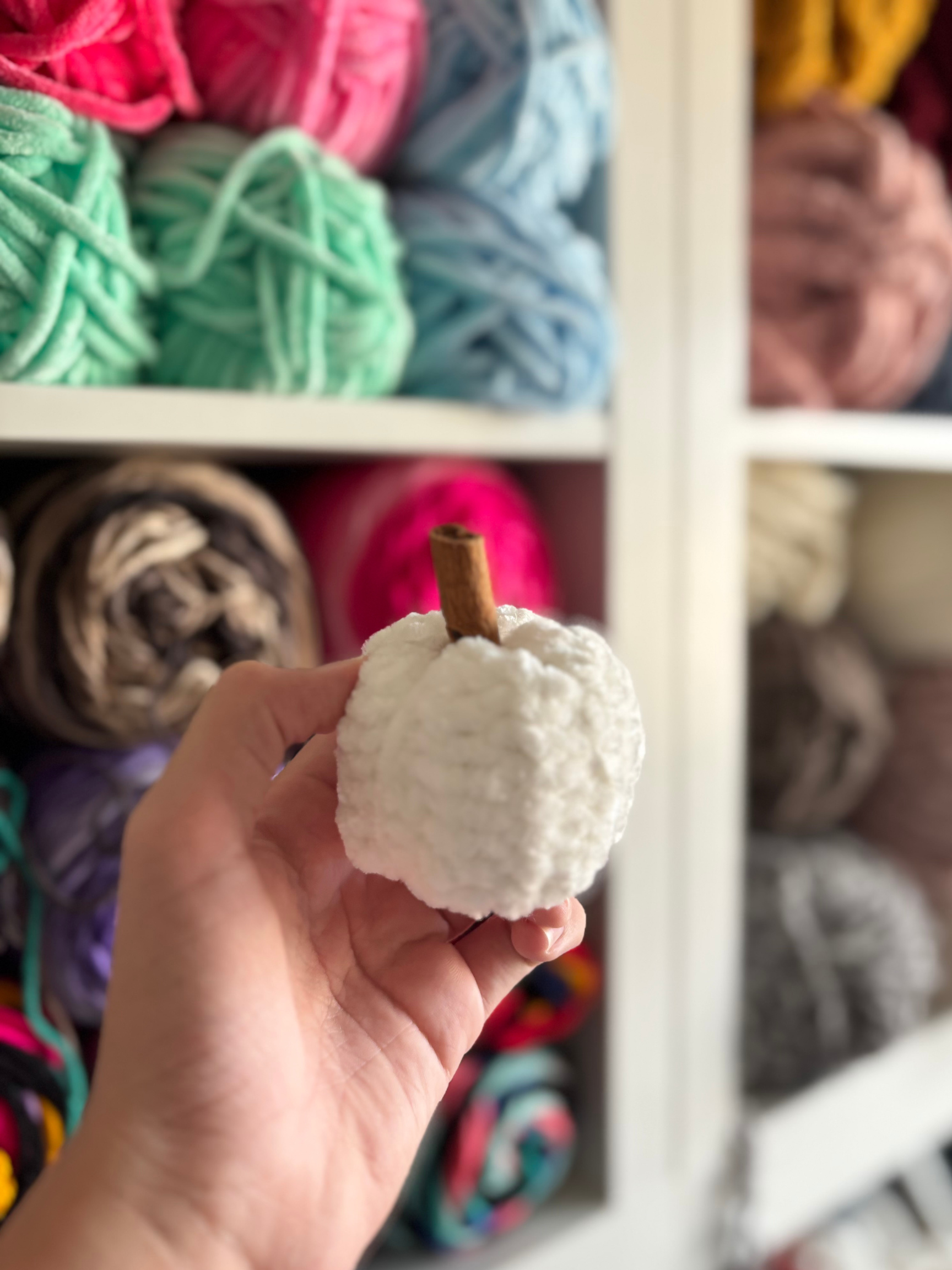 Mini Velvet Pumpkin