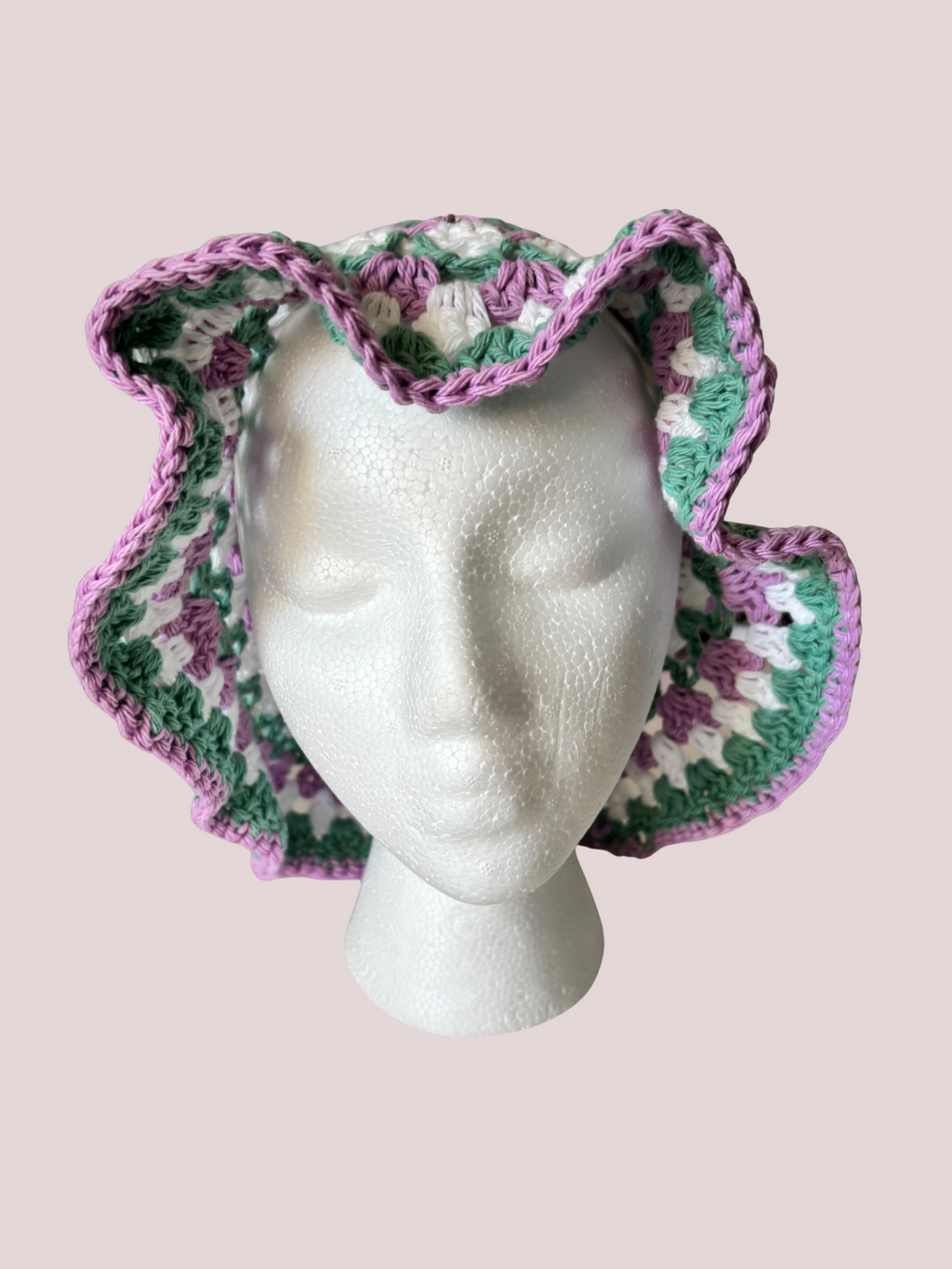 Cotton Ruffle Bucket Hat