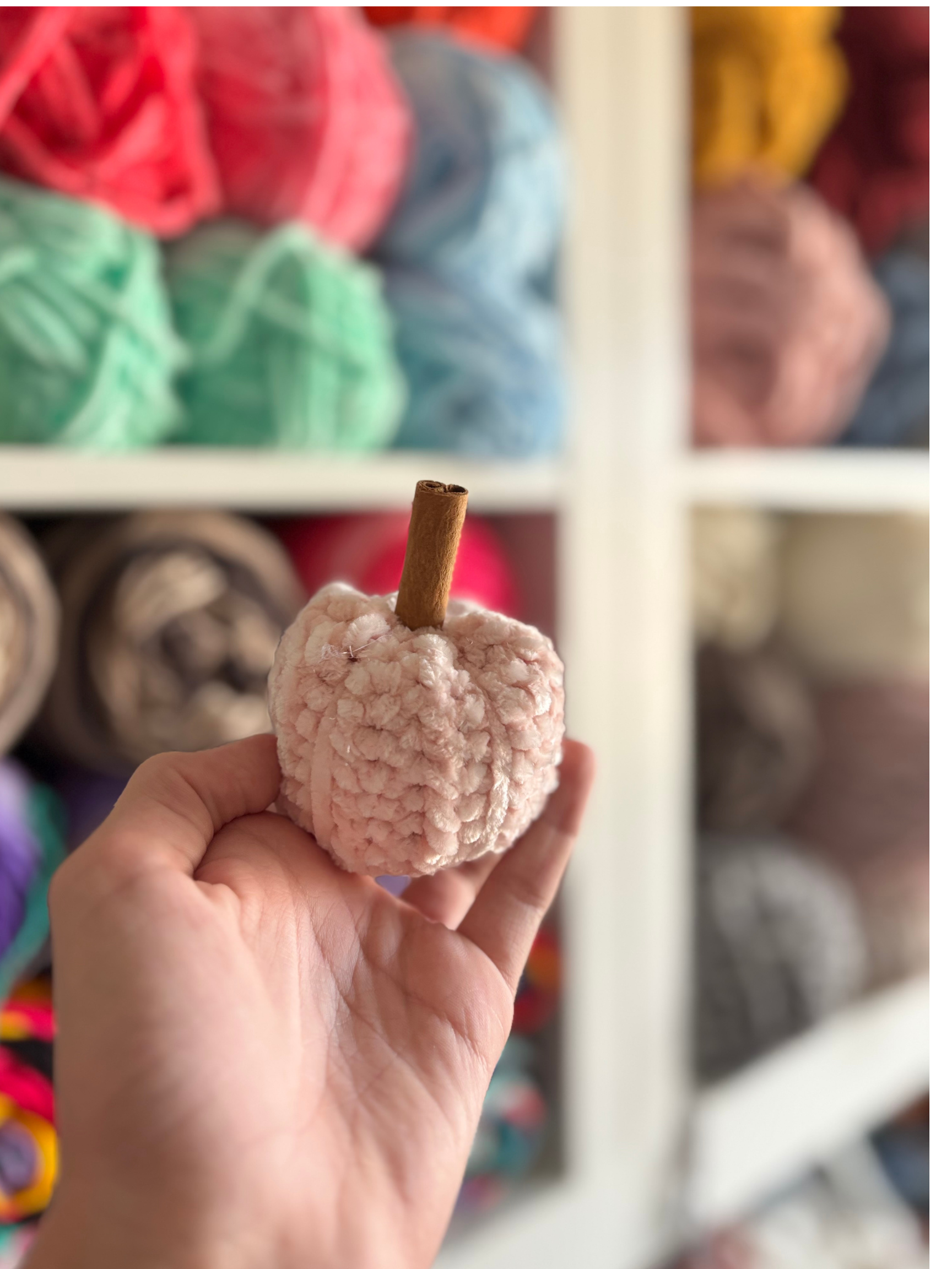 Mini Velvet Pumpkin