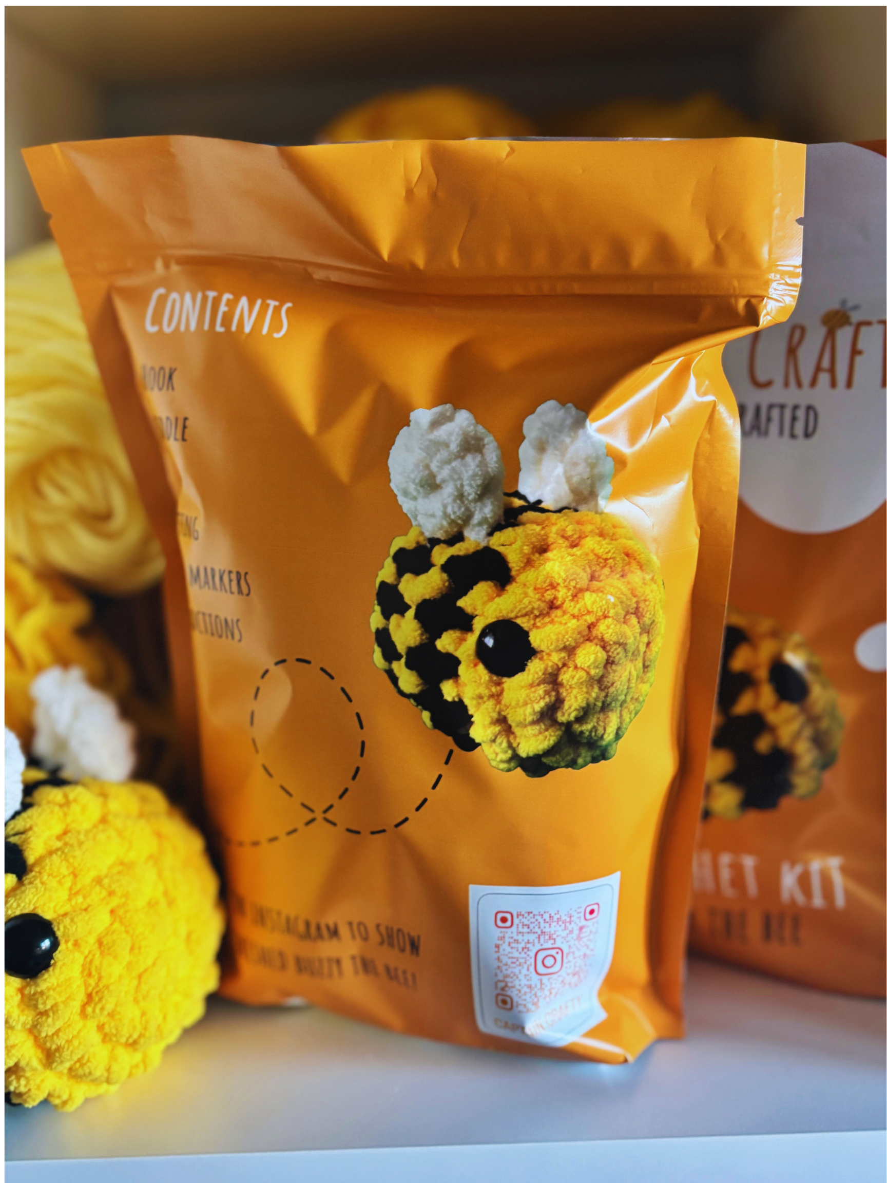 Buzzy the Bee, Crochet Kit